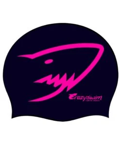 BONNET - BASIC CRAZY - BLEU MARINE/ROSE FLUO