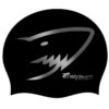 BONNET - BASIC CRAZY - NOIR/ARGENT -Crazyswim bonnet basic crazy noir argent