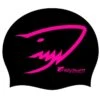 BONNET - BASIC CRAZY - NOIR/ROSE FLUO -Crazyswim bonnet basic crazy noir rose fluo 1