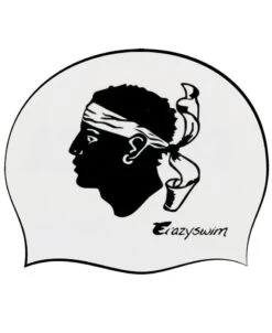 BONNET - CORSICA - BLANC -Crazyswim bonnet corsica blanc 1