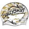 BONNET - FORZA SQUALO - OR/ARGENT 1 BONNET - FORZA SQUALO - OR/ARGENT -Crazyswim bonnet forza squalo or argent