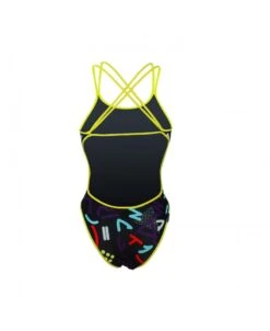 EVANS PAINT - NOIR/MULTI -Crazyswim evans paint noirmulti 1