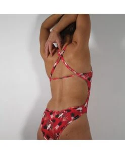 EVANS REVERSIBLE - BIRDY ROSE/ARMY -Crazyswim evans reversible birdy rosearmy 4