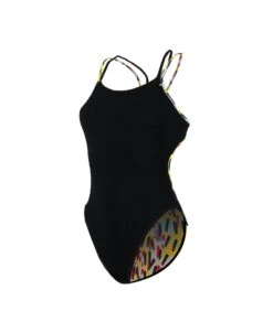 EVANS REVERSIBLE - LOUMBA JAUNE/NOIR -Crazyswim evans reversible loumba jaunearmy 2