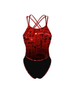 EVANS REVERSIBLE VICTORY - ROUGE -Crazyswim evans vitory rouge 3