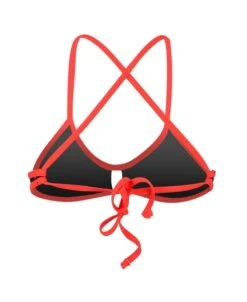 CLEVA CONFORT TIE BACK - NOIR/ROSE PASSION -Crazyswim maillot de bain cleva confort tie back noir rose passion 1