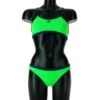 DOMA 3 FILLE - VERT FLUO -Crazyswim maillot de bain doma 3 fille vert fluo