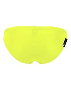DOMA BRIEF - JAUNE FLUO -Crazyswim maillot de bain doma brief jaune fluo 1