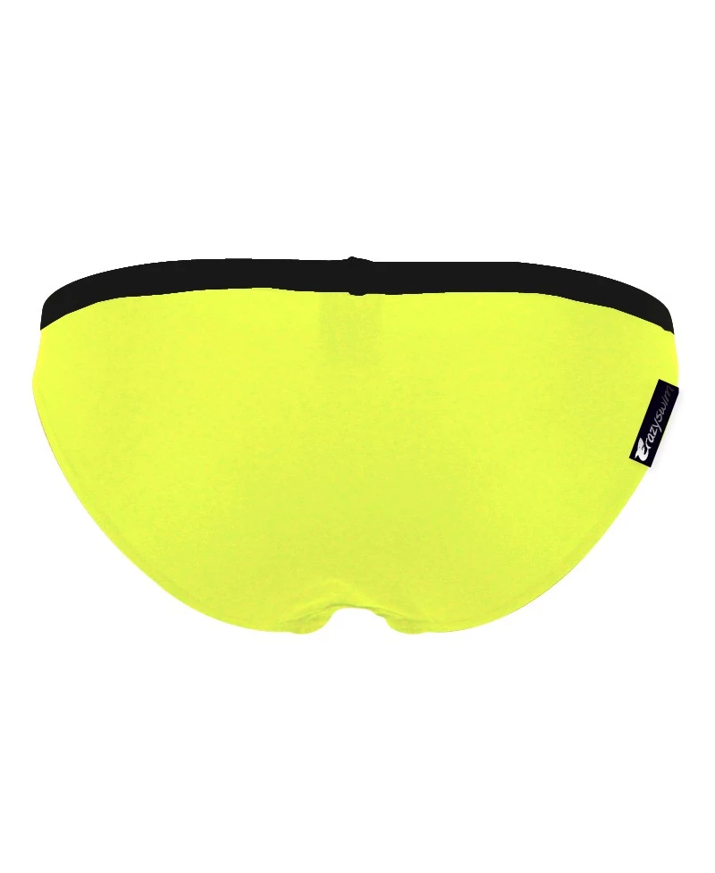 DOMA BRIEF - JAUNE FLUO/NOIR 4 DOMA BRIEF - JAUNE FLUO/NOIR – Image 2