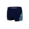 FLASHCROSS PANEL SHORT - BLEU -Crazyswim maillot de bain flashcross panel short bleu