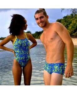 FLASHCROSS TRUNK - BLEU -Crazyswim maillot de bain flashcross trunk bleu 2