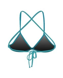 GLENNA TRIANGLE TIE BACK - BLEU LAGON -Crazyswim maillot de bain glenna triangle tie back bleu lagon 1