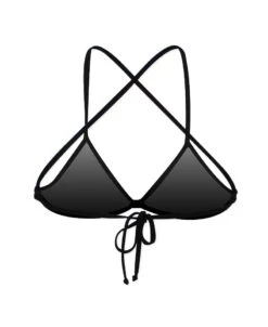 GLENNA TRIANGLE TIE BACK - NOIR -Crazyswim maillot de bain glenna triangle tie back noir 1