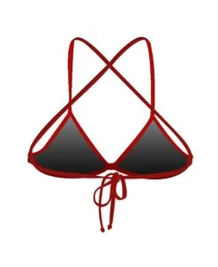GLENNA TRIANGLE TIE BACK - ROUGE 5 GLENNA TRIANGLE TIE BACK - ROUGE -Crazyswim maillot de bain glenna triangle tie back rouge 1