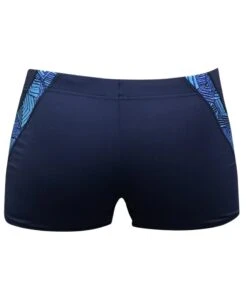 INTERLEAVING PANEL SHORT - BLEU MARINE -Crazyswim maillot de bain interleaving panel short bleu marine 2