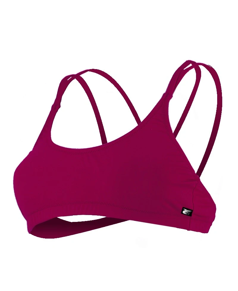 LAMIA TOP CRISS-CROSS BACK - ROSE CERISE 3 LAMIA TOP CRISS-CROSS BACK - ROSE CERISE