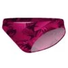 LEAVES FOREST BIKINI BRIEF - ROSE CERISE -Crazyswim maillot de bain leaves forest bikini brief rose cerise