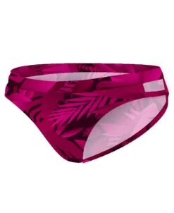 LEAVES FOREST DOUBLE STRAP BRIEF - ROSE CERISE