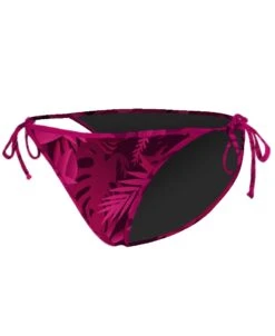 LEAVES FOREST TIE SIDE BRIEF - ROSE CERISE