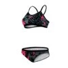LEON 2P - NOIR/ROUGE -Crazyswim maillot de bain leon 2p noir rouge