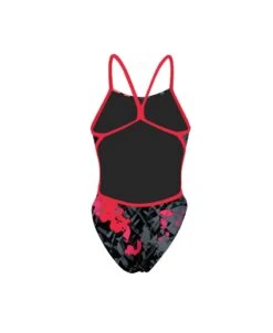 Crazyswim -Crazyswim maillot de bain leon fb noir rouge 1