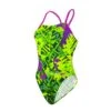 LEON FB - VERT/ROSE 2 LEON FB - VERT/ROSE -Crazyswim maillot de bain leon fb vert rose