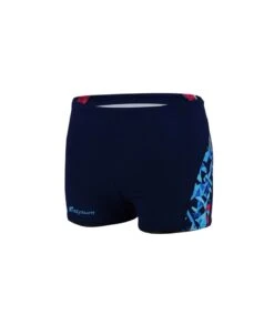 LEON PANEL SHORT - BLEU/ROUGE
