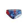 LEON SLIP - BLEU/ROUGE 2 LEON SLIP - BLEU/ROUGE -Crazyswim maillot de bain leon slip bleu rouge