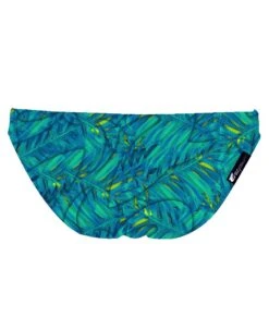 MAD FERN BIKINI BRIEF - BLEU LAGON -Crazyswim maillot de bain mad fern bikini brief bleu lagon 1
