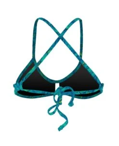 MAD FERN CONFORT TIE BACK - BLEU LAGON -Crazyswim maillot de bain mad fern confort tie back bleu lagon 1