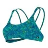 MAD FERN TOP CRISS-CROSS BACK - BLEU LAGON 1 MAD FERN TOP CRISS-CROSS BACK - BLEU LAGON -Crazyswim maillot de bain mad fern top criss cross back bleu lagon