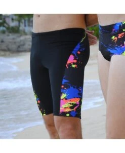 PAINTBALL PANEL JAMMER - NOIR -Crazyswim maillot de bain paintball panel jammer noir 2