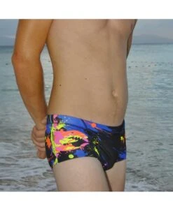 PAINTBALL TRUNK - NOIR -Crazyswim maillot de bain paintball trunk noir 2