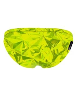 PRIMEVAL BASIC BRIEF - VERT CITRON -Crazyswim maillot de bain primeval basic brief vert citron 1