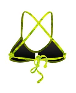 PRIMEVAL CONFORT TIE BACK - VERT CITRON -Crazyswim maillot de bain primeval confort tie back vert citron 1