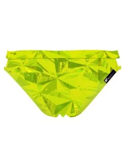 PRIMEVAL DOUBLE STRAP BRIEF - VERT CITRON -Crazyswim maillot de bain primeval double strap brief vert citron 1