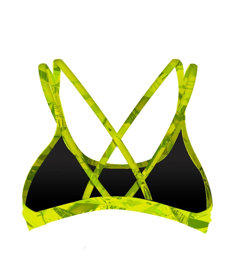 PRIMEVAL TOP CRISS-CROSS BACK - VERT CITRON 4 PRIMEVAL TOP CRISS-CROSS BACK - VERT CITRON – Image 2