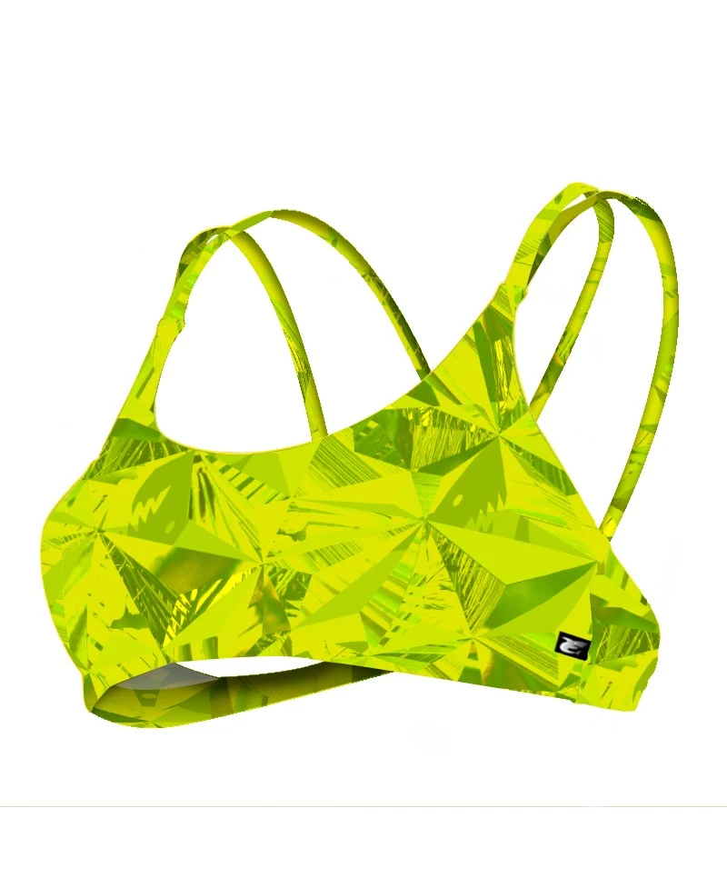 PRIMEVAL TOP CRISS-CROSS BACK - VERT CITRON 3 PRIMEVAL TOP CRISS-CROSS BACK - VERT CITRON