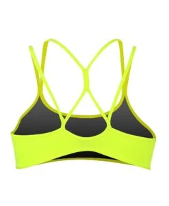 SHANI WATER DROP BACK - JAUNE FLUO -Crazyswim maillot de bain shani water drop back jaune fluo 1