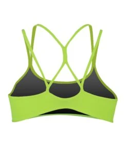 SHANI WATER DROP BACK - VERT CITRON -Crazyswim maillot de bain shani water drop back vert citron 1
