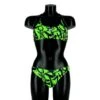 WILD GRAFF BIKINI - VERT/NOIR -Crazyswim maillot de bain wild graff bikini vert noir