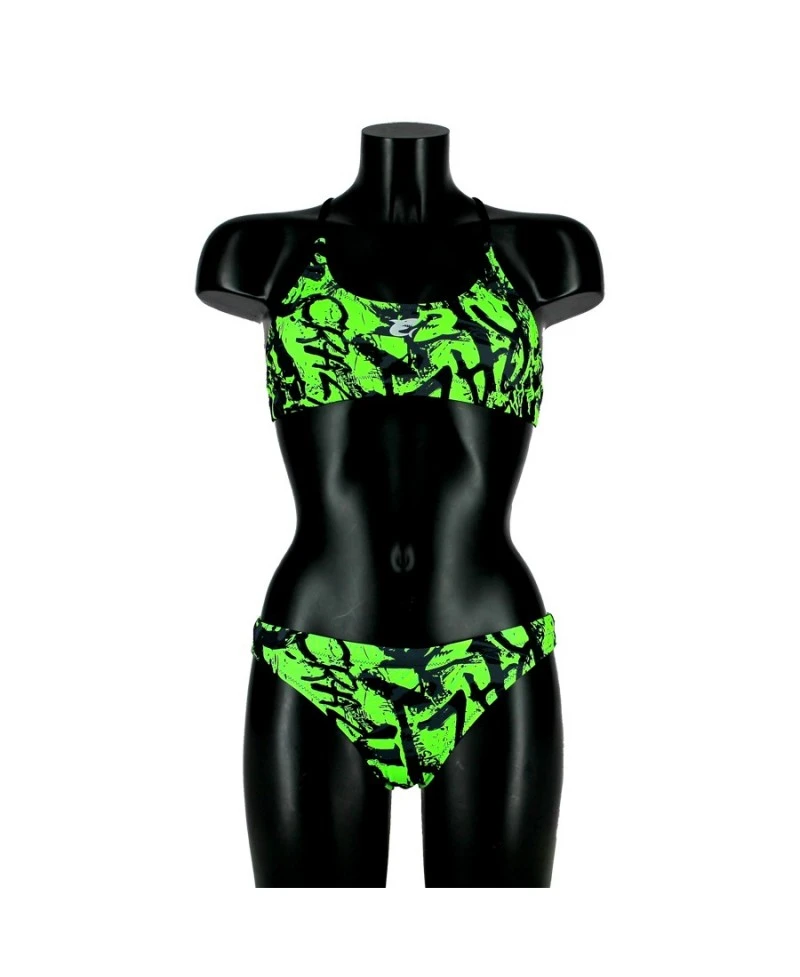 WILD GRAFF BIKINI - VERT/NOIR 3 WILD GRAFF BIKINI - VERT/NOIR