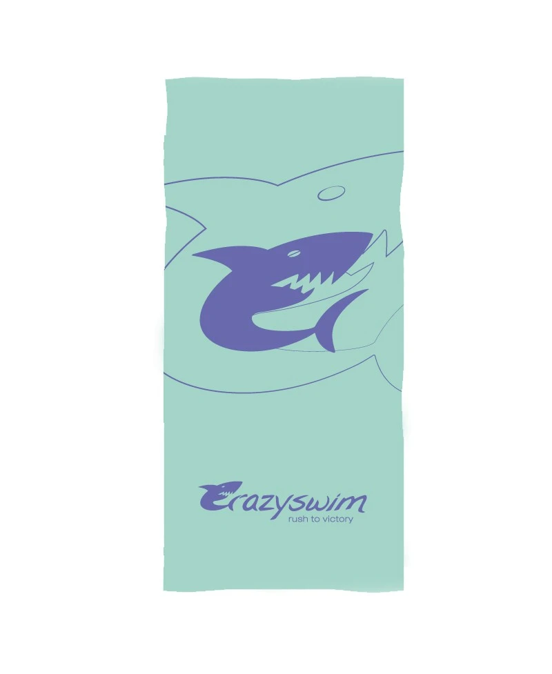SERVIETTE - SHARK - BLEU MENTHE/VIOLET 3 SERVIETTE - SHARK - BLEU MENTHE/VIOLET