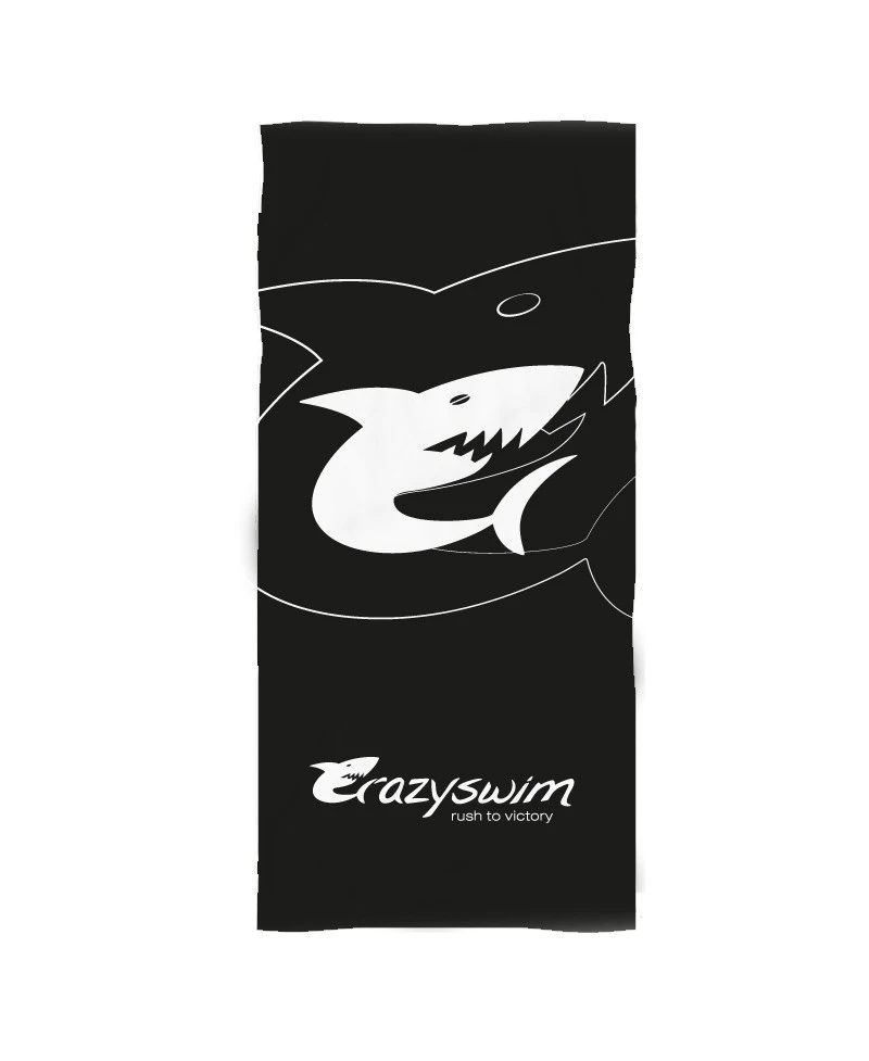 SERVIETTE - SHARK - NOIR/BLANC 3 SERVIETTE - SHARK - NOIR/BLANC